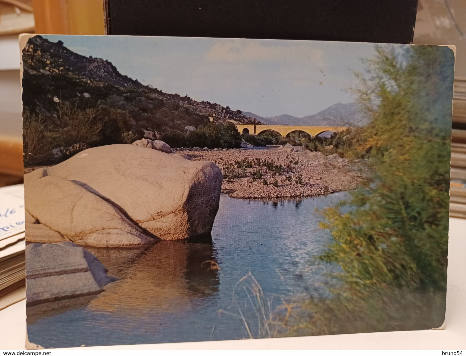 Cartolina Sarrabus , Territorio Della Sardegna Provincia Cagliari ,ponte Sul Rio Picocca - Cagliari