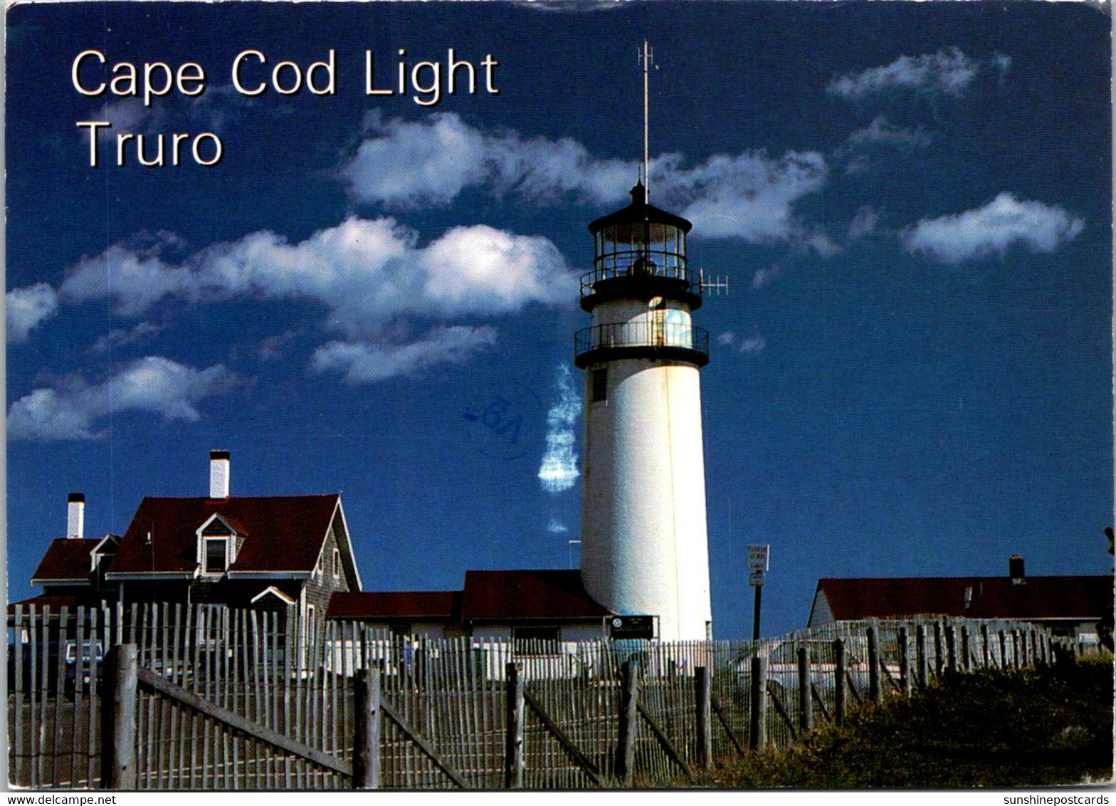 Massachusetts Cape Cod The Truro Lighthouse 1992 - Cape Cod