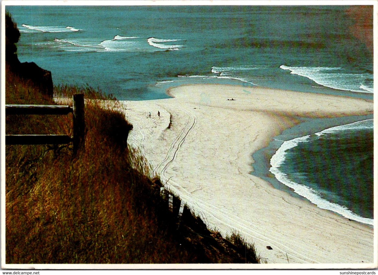 Massachusetts Cape Cod National Seashore View From Bluffs At Higland Lighthouse 1988 - Cape Cod