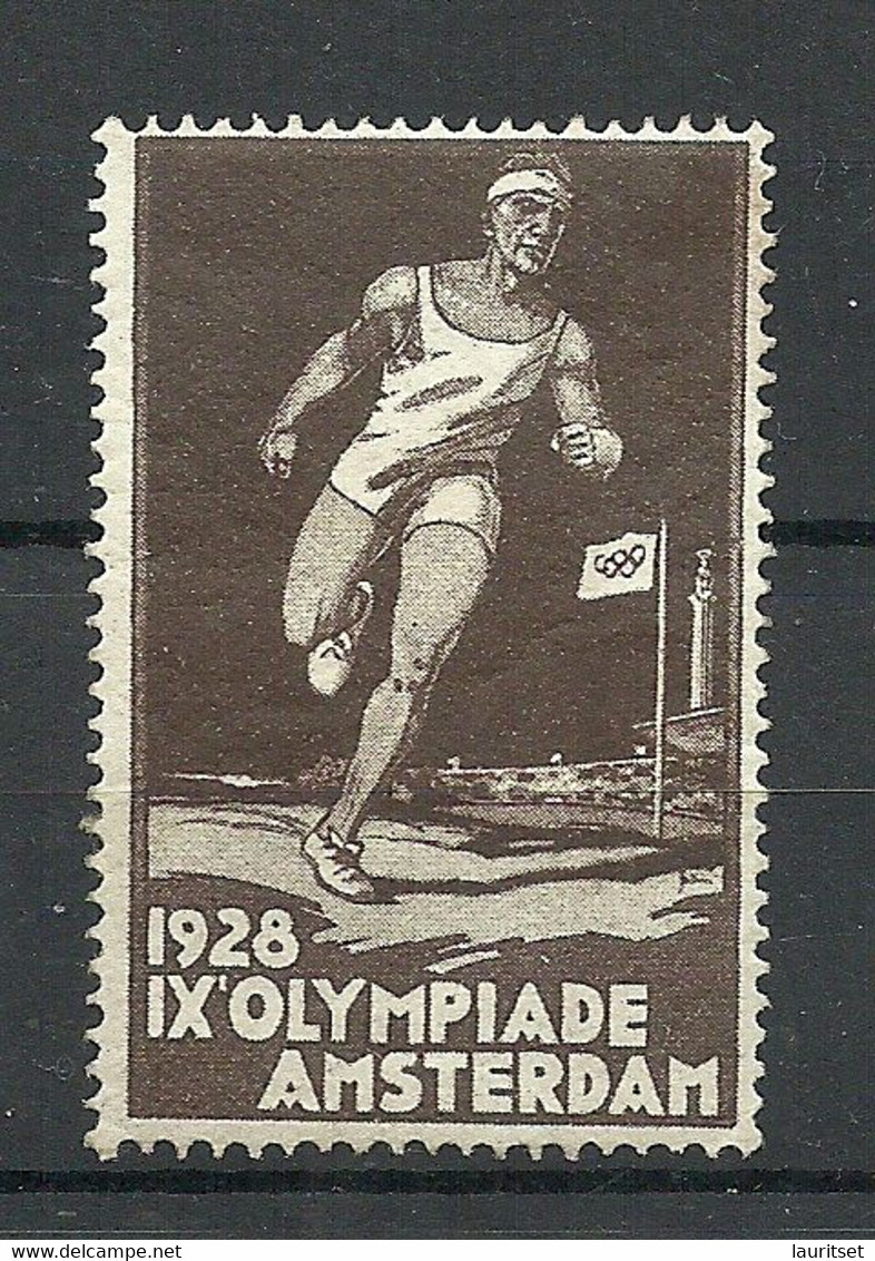 Amsterdam Netherlands 1928 Vignette Olympische Spiele Olympic Games Advertising Poster Stamp * - Verano 1928: Amsterdam