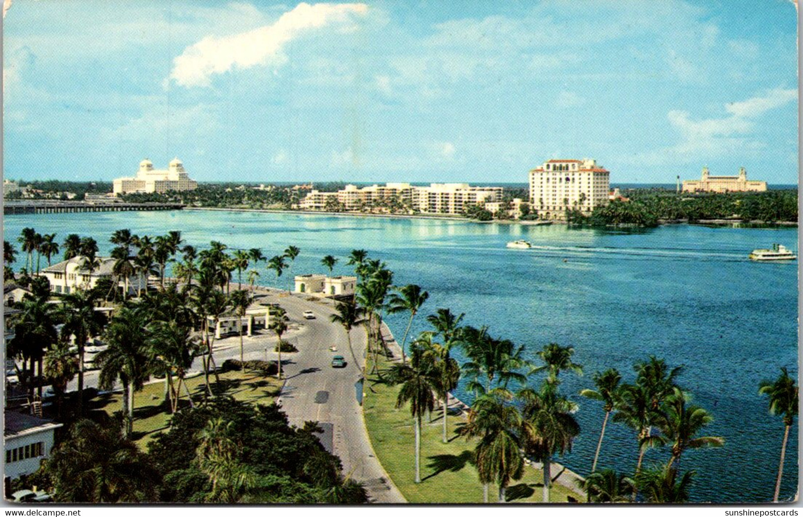 Florida West Palm Beach Scenic Flagler Drive - West Palm Beach