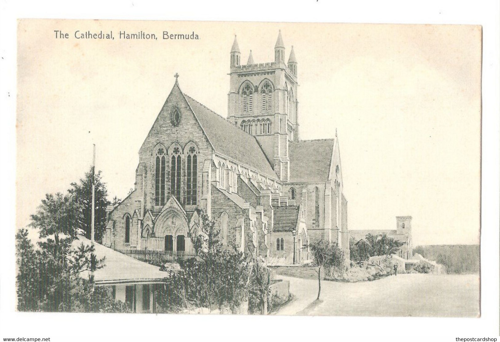 BERMUDA HAMILTON The Cathedral Unused One Of Many Bermuda Cards Listed Ref -06 J H BRADLEY & Co. - Bermuda