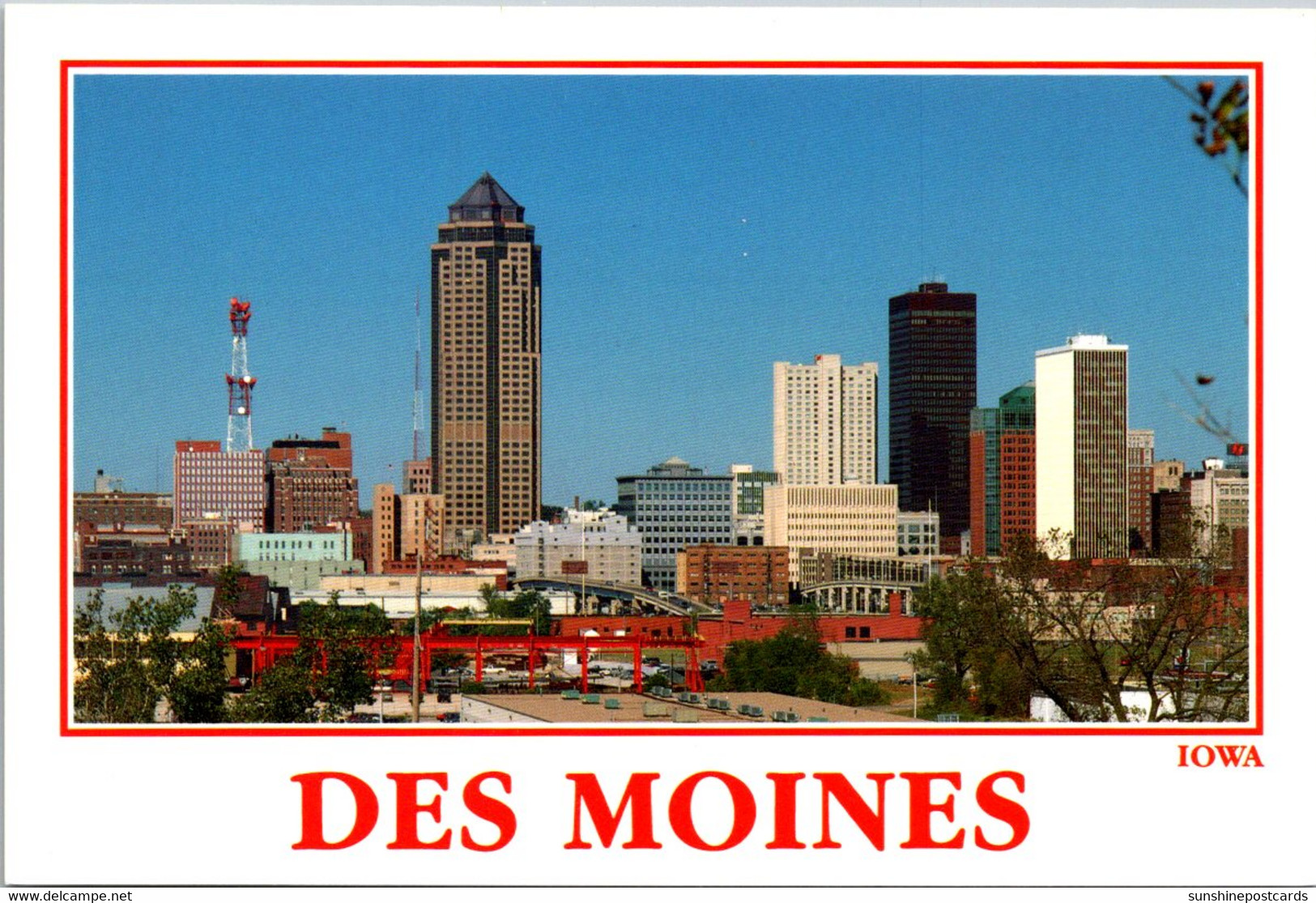 Iowa Des Moines Skyline - Des Moines