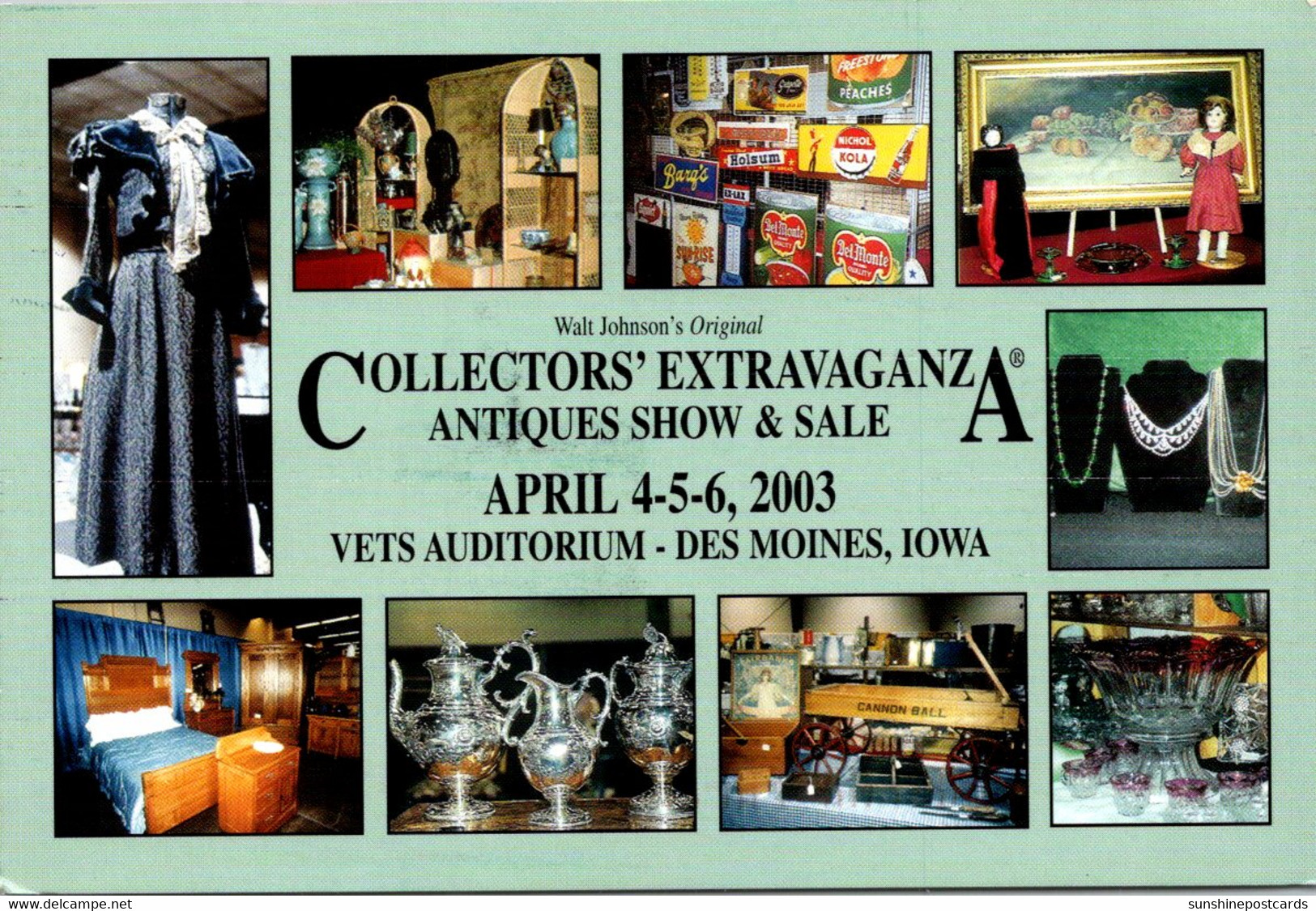 Iowa Des Moines Vets Auditorium Collectors' Extragvaganza Antiques Show And Sale 2003 - Des Moines