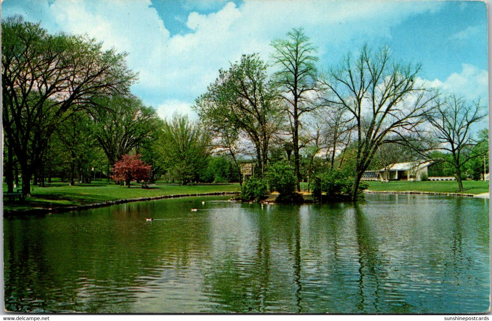 Iowa Davenport Vander-Veer Park Lagoon & Conservatory - Davenport