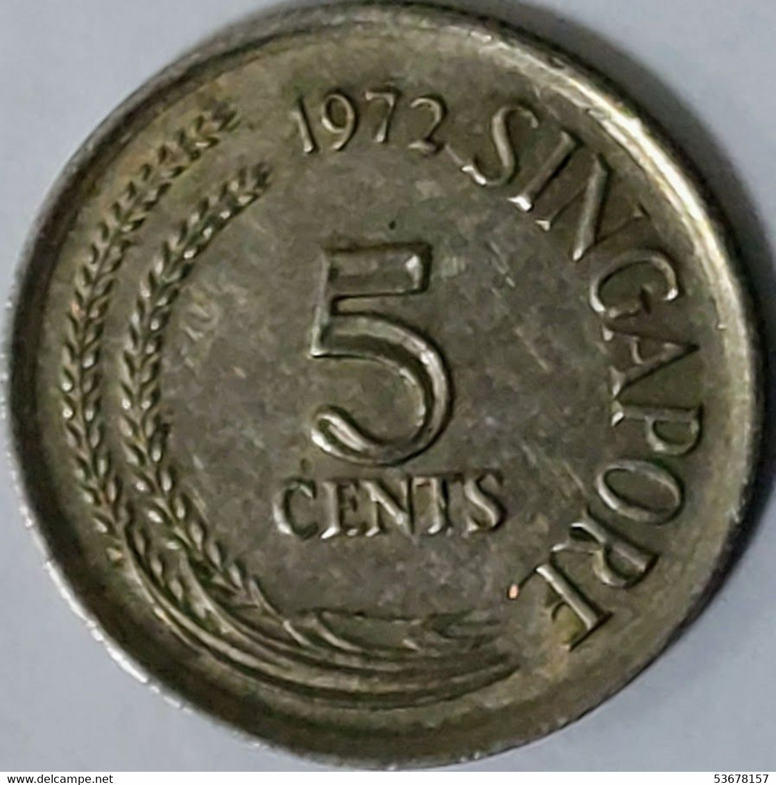 Singapore - 5 Cents 1972, KM# 2 (#1844) - Singapour