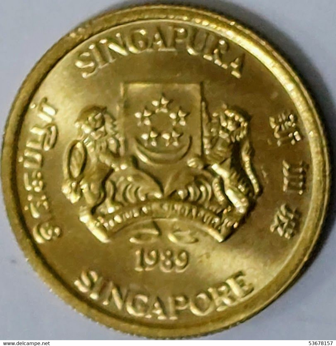 Singapore - 5 Cents 1989, KM# 50 (#1845) - Singapour