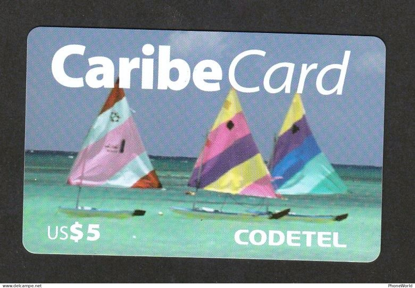 Dominican Rep, CaribeCard US$5, MINT, Col-DO-COD-CAR-0001 - Dominicana