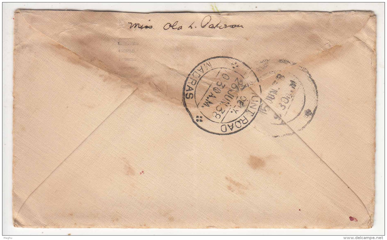 Slogan 'Air Mail Saves Time' Airmail From New Zealand To Aden, Redirect To India 1938 Cover, Kiwi Bird, - Brieven En Documenten