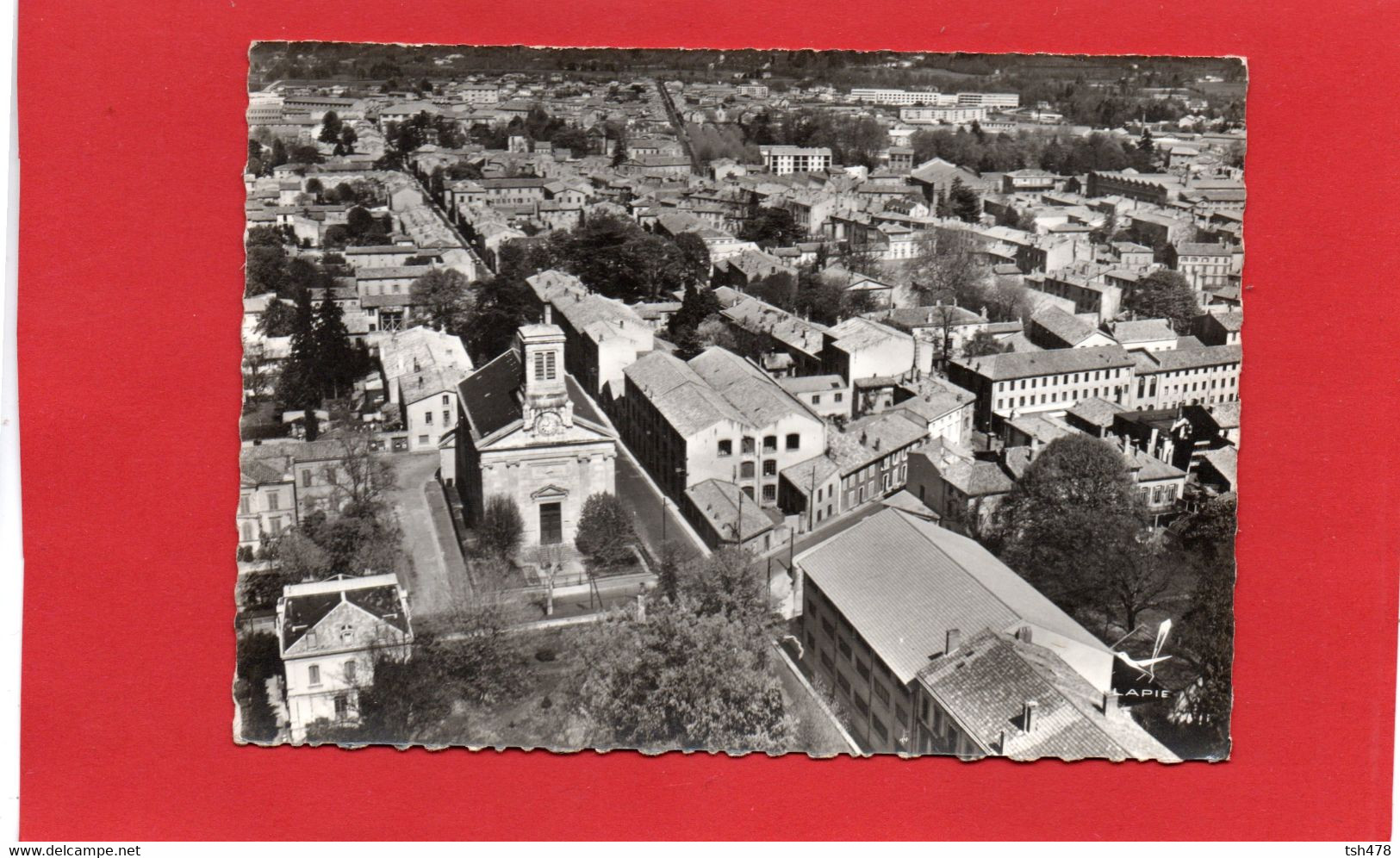 81-----En Avion Au-dessus De MAZAMET--Le Temple Neuf--peu Courante---voir 2 Scans - Mazamet