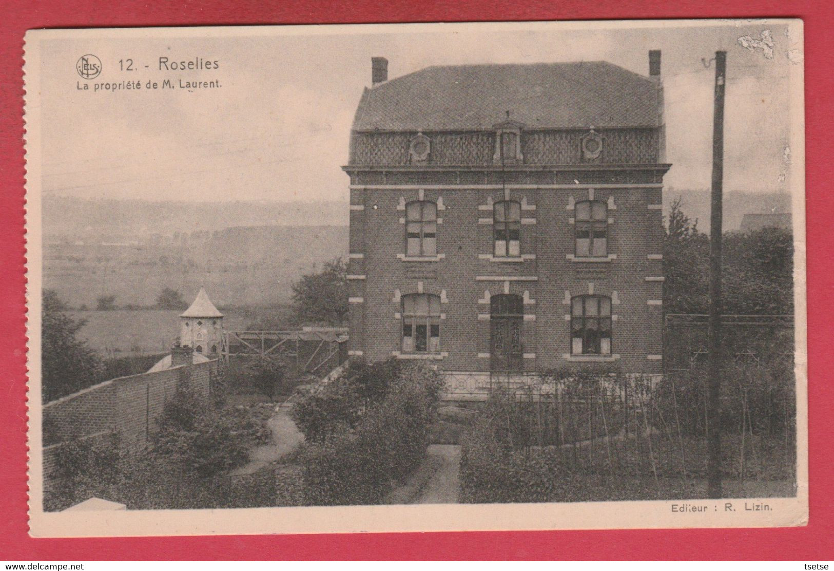 Roselies - La Propriété De M. Laurent ( Voir Verso , Spécial ) - Aiseau-Presles