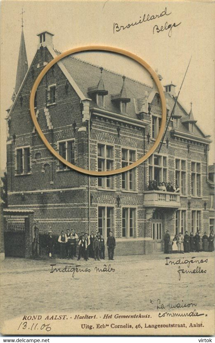 Haaltert  Rond Aalst  :  Het Gemeentehuis - Haaltert