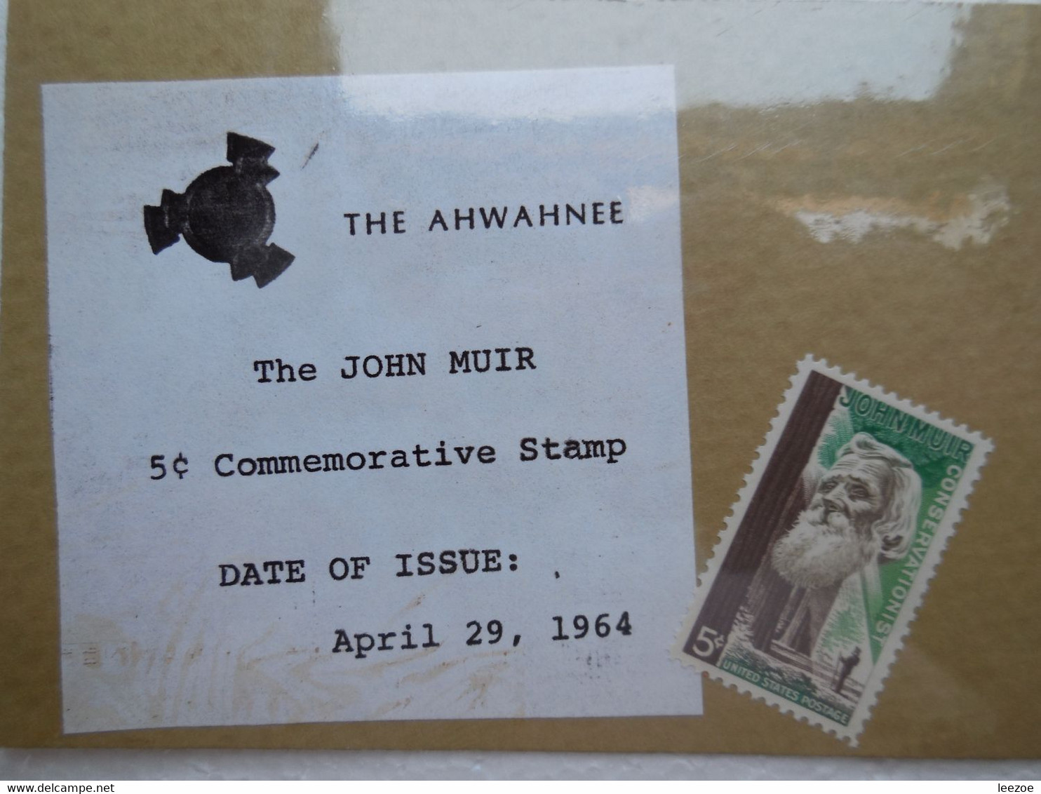 TIMBRES, STAMP USA, NATIONAL PARKS PASSPORT SERIES + THE AHWAHNEE 5c JOHN MUIR COMMEMORATIVE