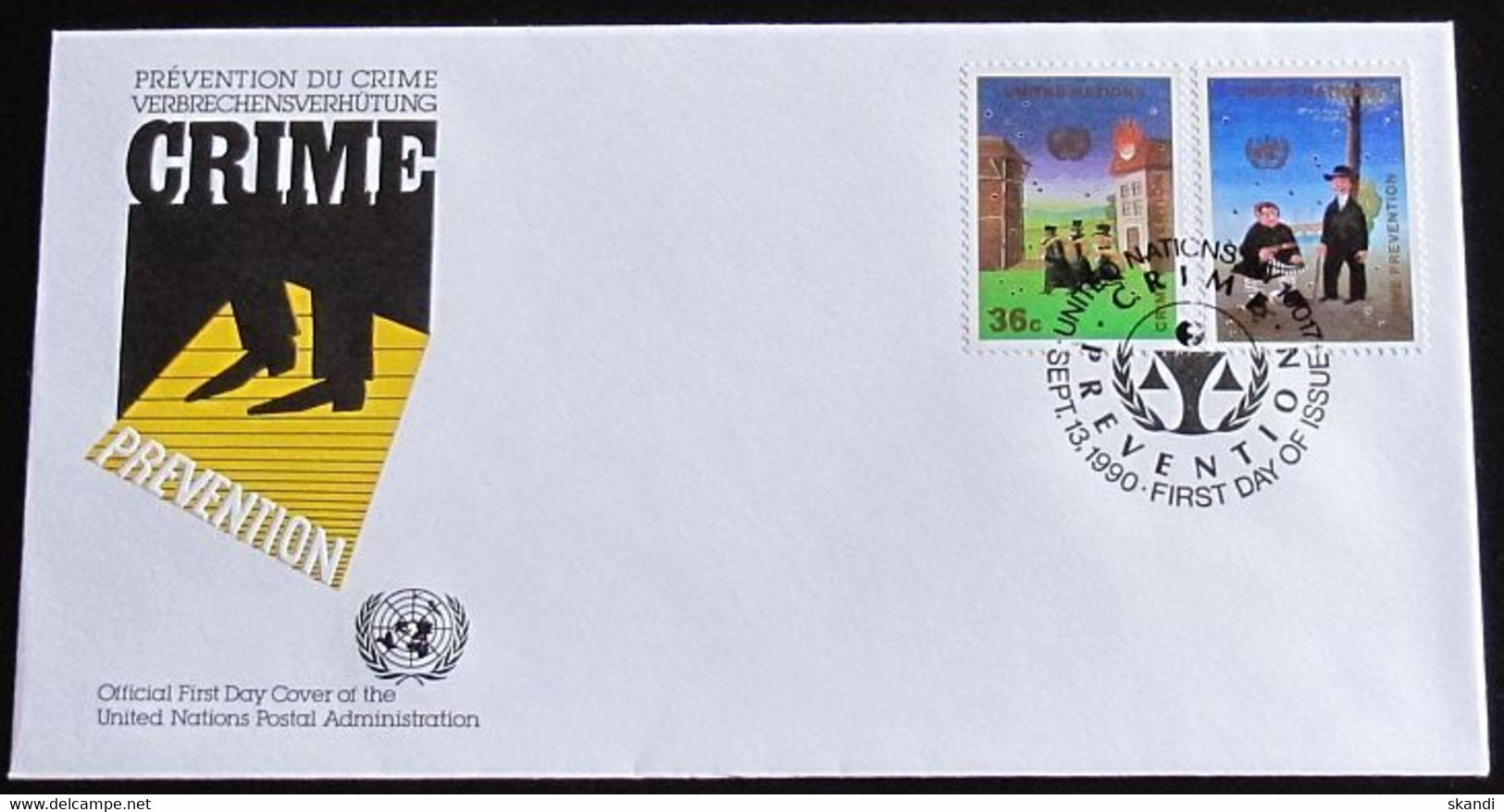 UNO NEW YORK 1990 Mi-Nr. 604/05 FDC - FDC