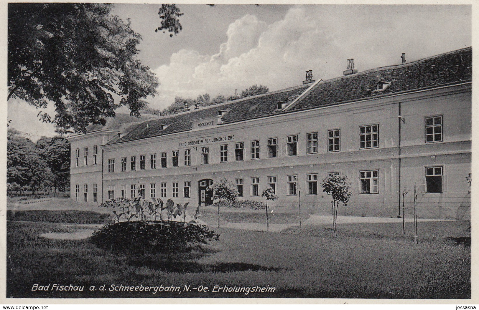 AK - NÖ - Bad Fischau - Das Alte Erholungsheim A. D. Schneebergbahn - 1932 - Wiener Neustadt