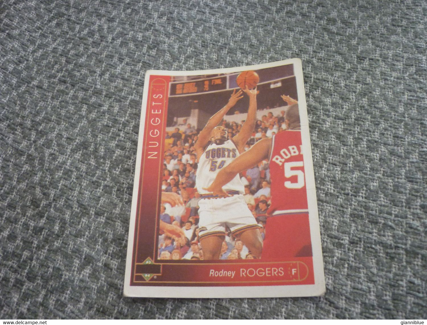 Rodney Rogers Denver Nuggets Basket Basketball '90s Rare Greek Edition Card - 1990-1999