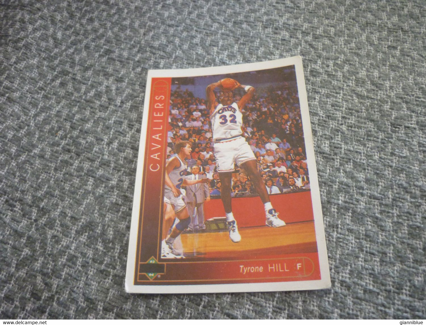Tyrone Hill Cleveland Cavaliers Basket Basketball '90s Rare Greek Edition Card - 1990-1999