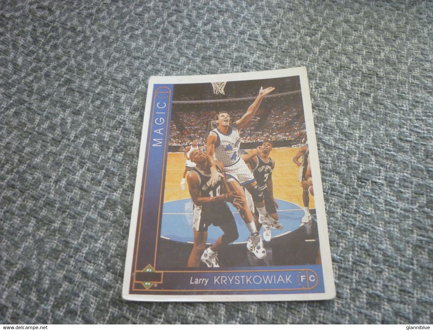 Larry Krystkowiak Orlando Magic Basket Basketball '90s Rare Greek Edition Card - 1990-1999