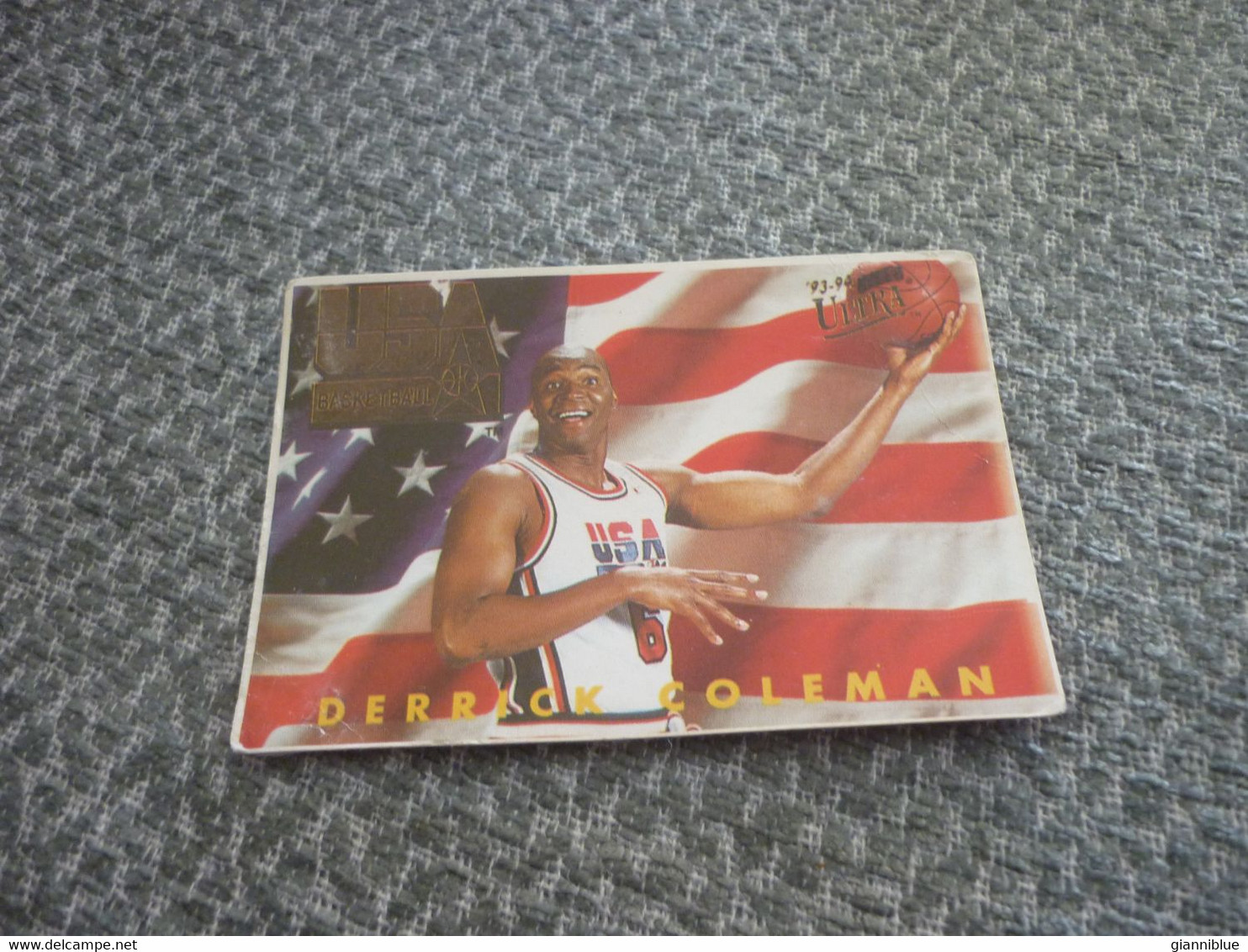 Derrick Coleman & Mark Price USA Dream Team NBA Basketball Double Sided '90s Rare Greek Edition Card - 1990-1999