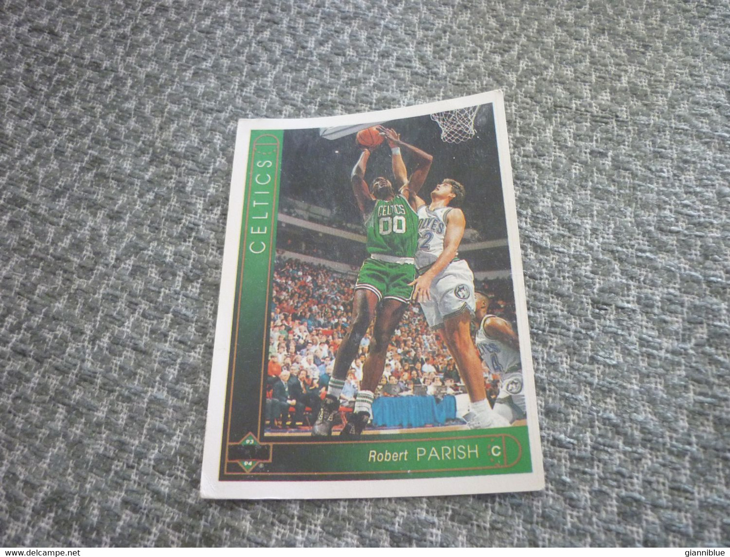 Robert Parish Boston Celtics Basket Basketball '90s Rare Greek Edition Card - 1990-1999