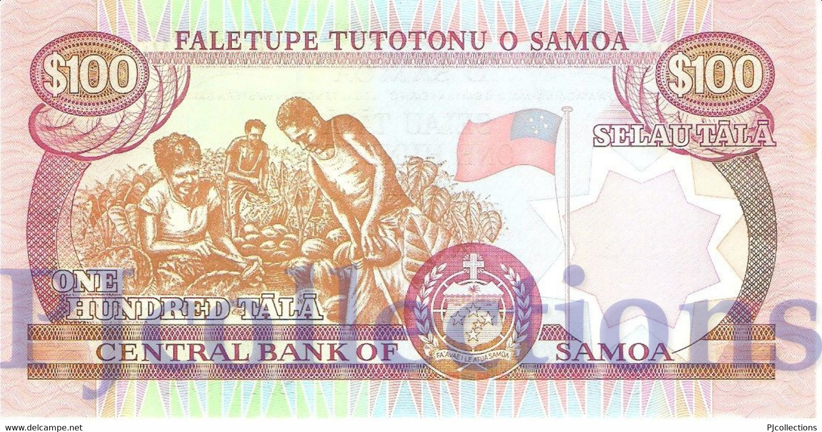 SAMOA 100 TALA 1990 PICK 30 UNC - Samoa