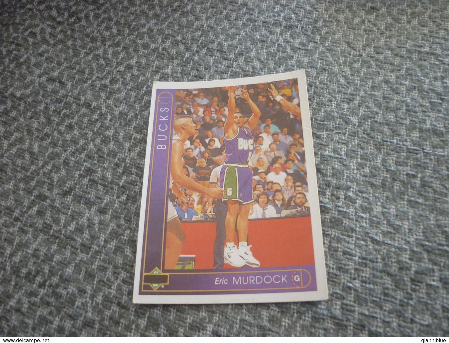 Eric Murdock Milwaukee Bucks Basket Basketball '90s Rare Greek Edition Card - 1990-1999