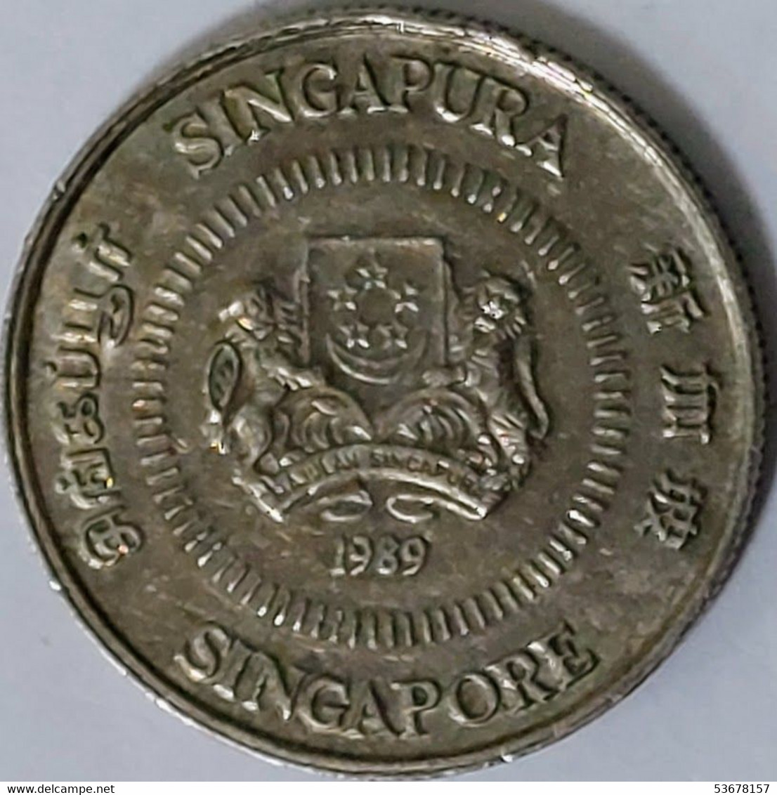 Singapore - 10 Cents 1989, KM# 51 (#1850) - Singapour