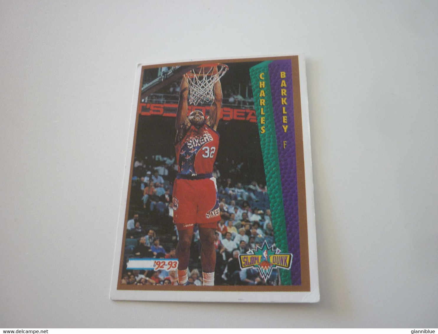 Charles Barkley & Ken Bannister NBA Basketball Double Sided '90s Rare Greek Edition Card - 1990-1999