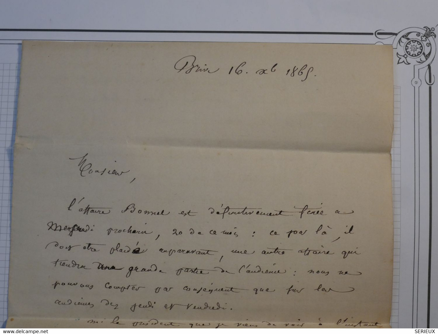 BO7 FRANCE  BELLE LETTRE  1863 BRIVE A LIMOGES  +N° 22+  +AFFRANCH. INTERESSANT++ - 1862 Napoleon III