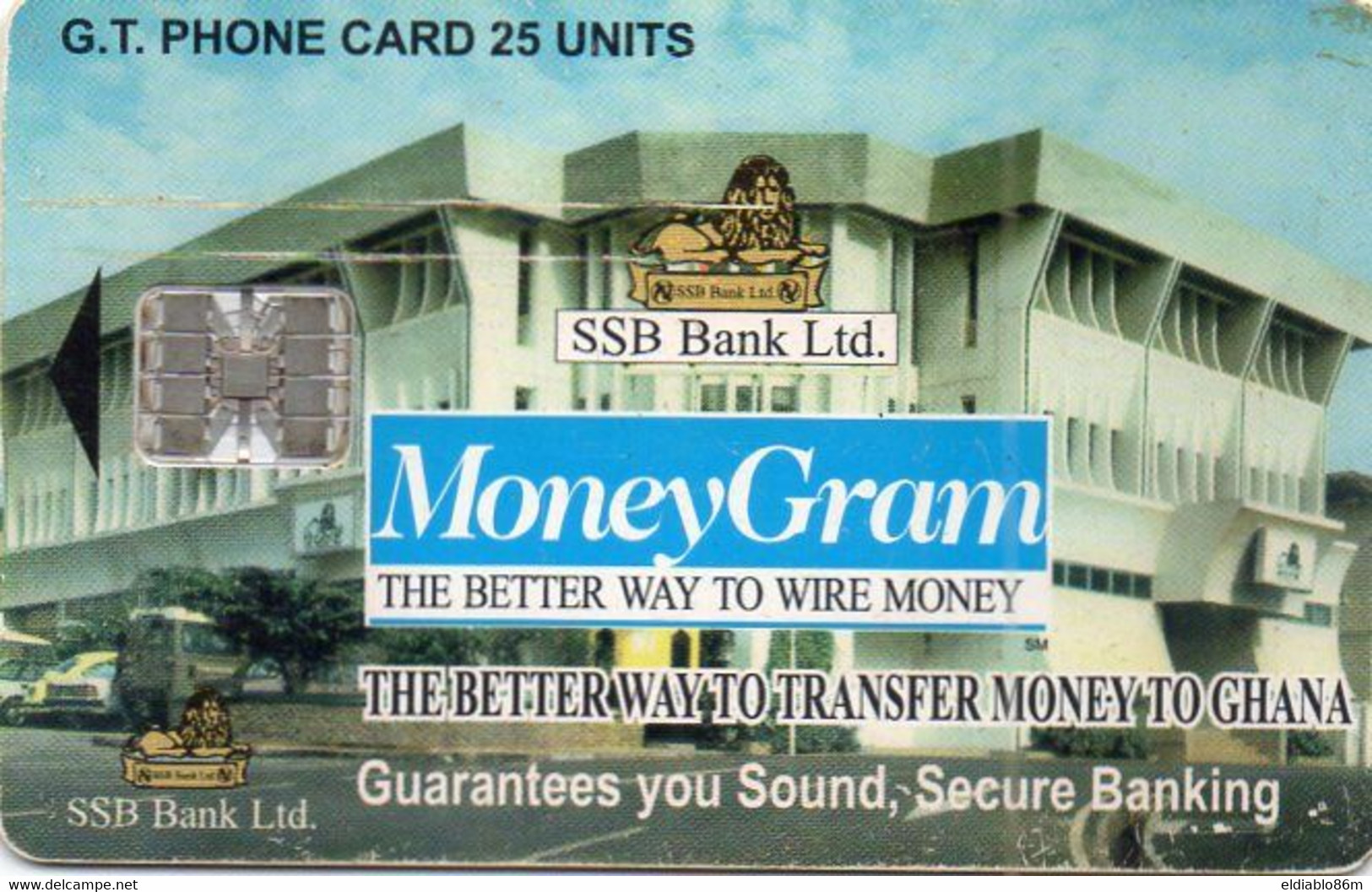 GHANA - CHIP CARD - MONEYGRAM SSB BANK LTD. - 02/99 - Ghana
