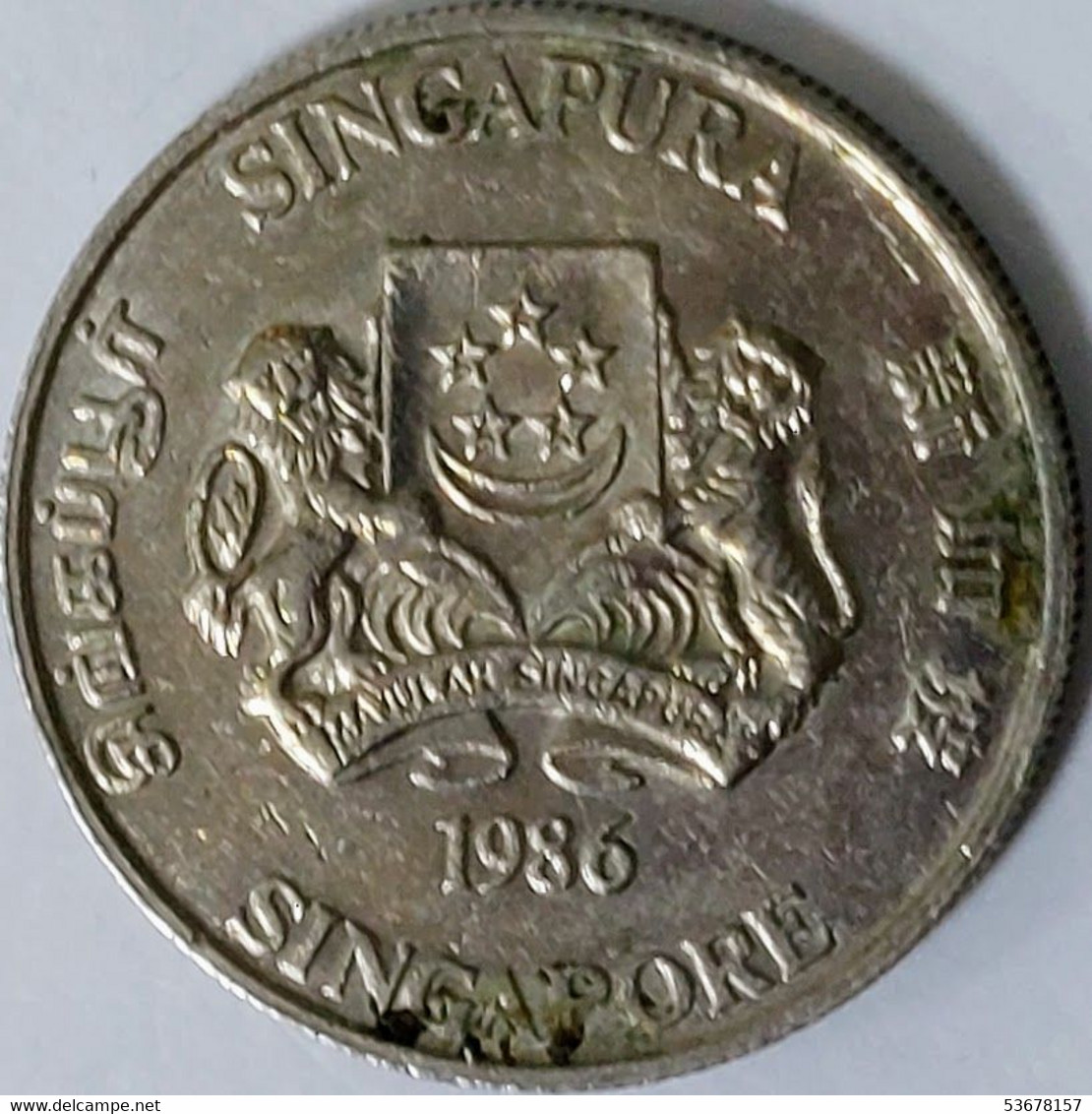 Singapore - 20 Cents 1986, KM# 52 (#1853) - Singapour