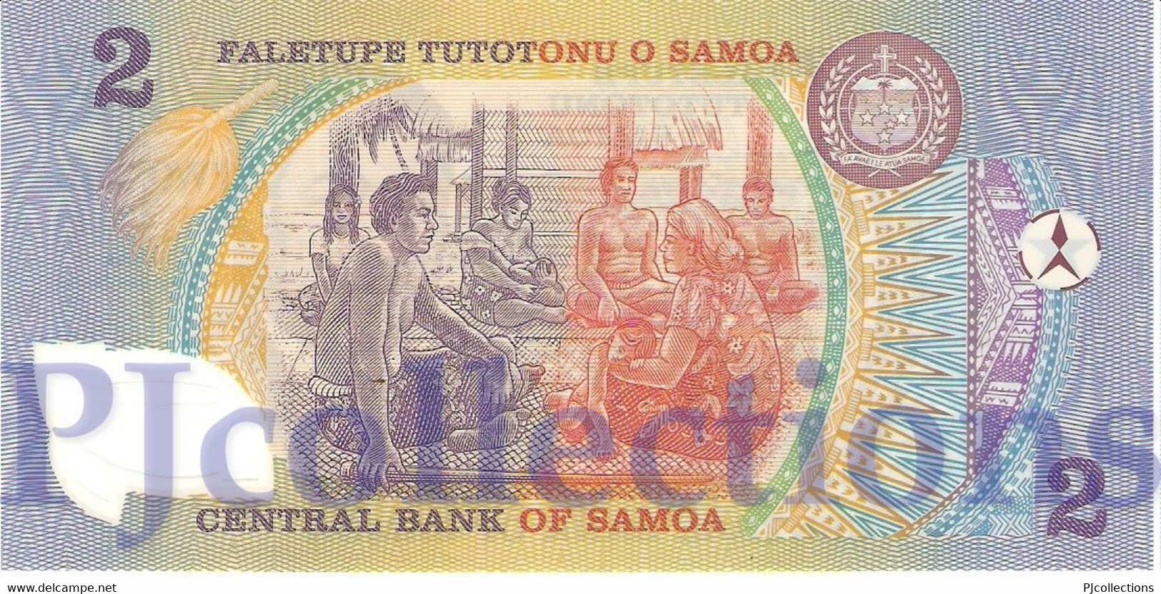 SAMOA 2 TALA 1990 PICK 31e PREFIX AAK POLYMER UNC PREFIX "AAK" - Samoa