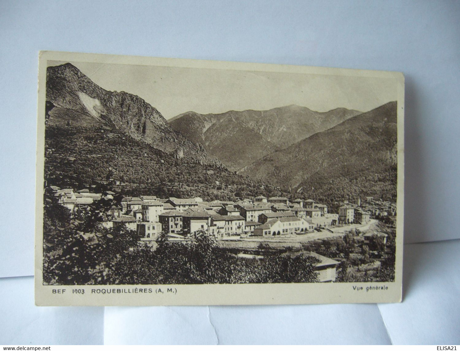 BEF 1003. ROQUEBILLIERE  06 ALPES MARITIMES VUE GENERALE CPA LES BELLES EDITIONS FRANCAISES NICE - Roquebilliere