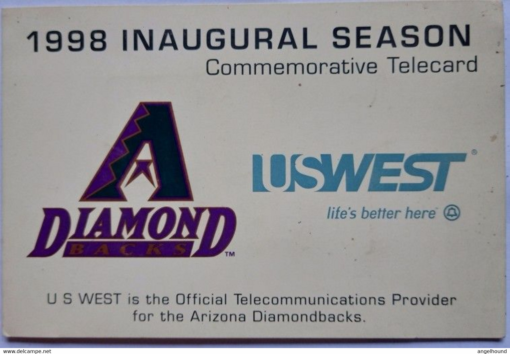 USA USWEST $1 " 1998 Inaugural Season Complimentary Card With Folder " - [2] Chip Cards