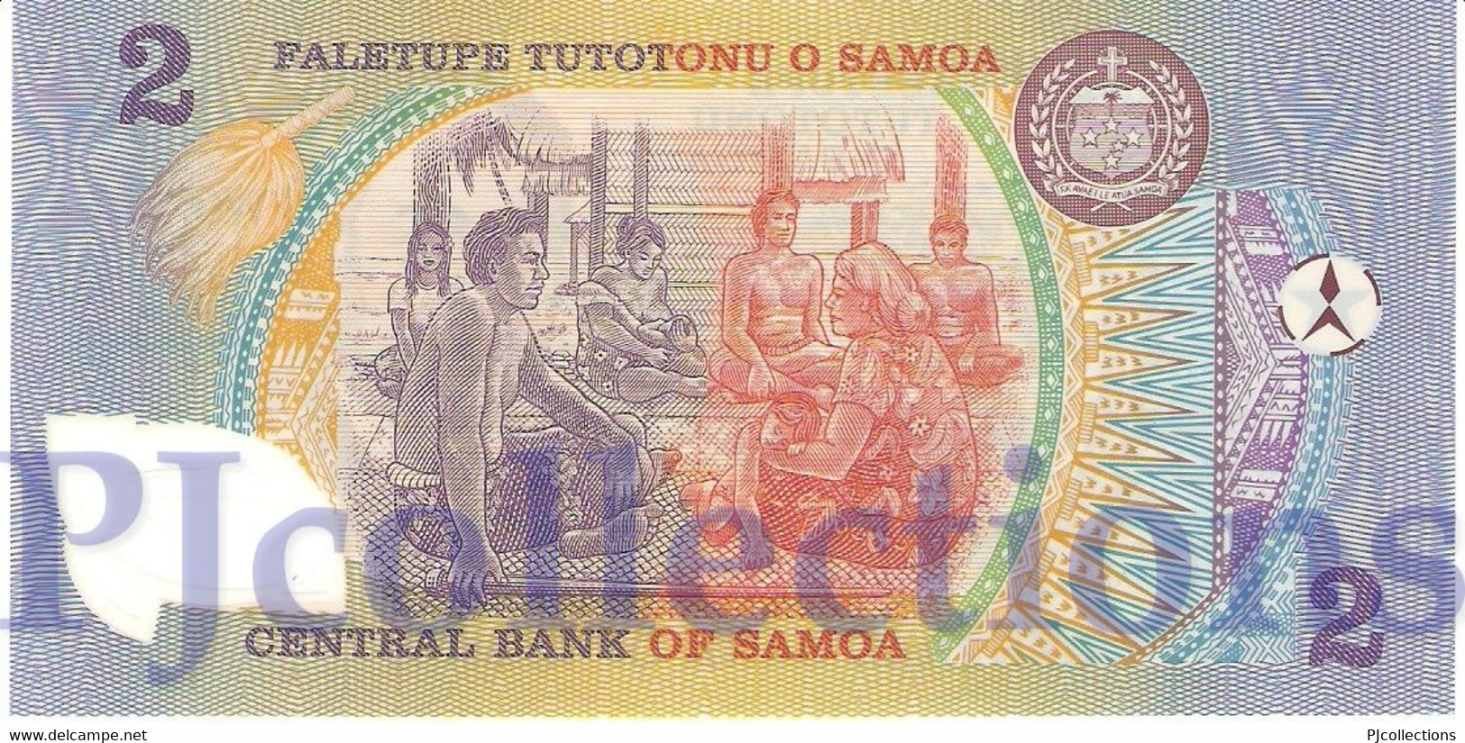 LOT SAMOA 2 TALA 1990 PICK 31 POLYMER UNC PREFIX "AAN" X 5 PCS - Samoa