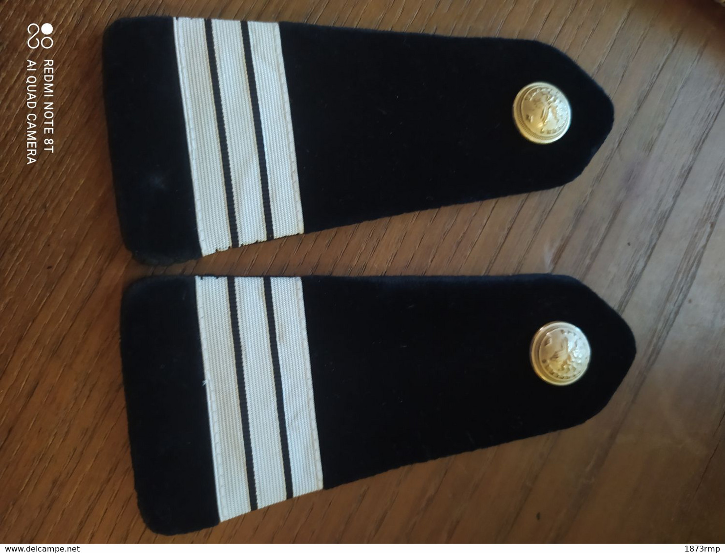 PAIRE D'EPAULETTES CAPITAINE , SAPEURS POMPIERS - Pompieri