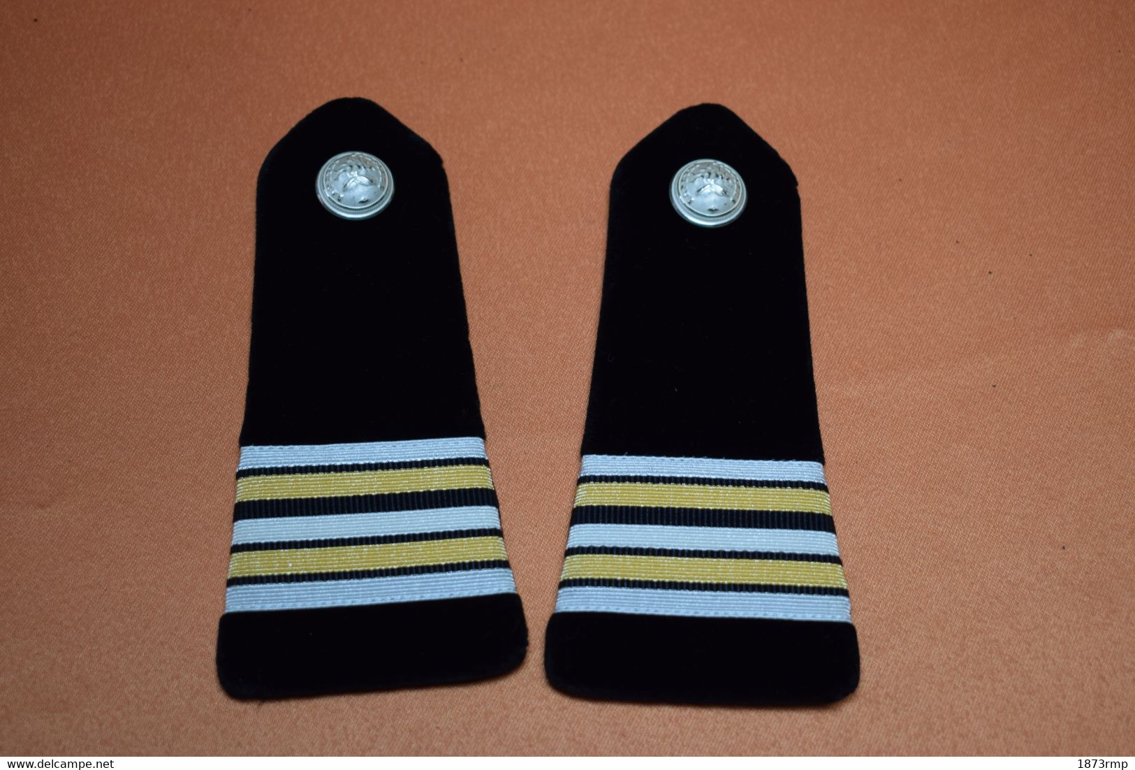 PAIRE D'EPAULETTES LIEUTENANT COLONEL , SAPEURS POMPIERS - Feuerwehr