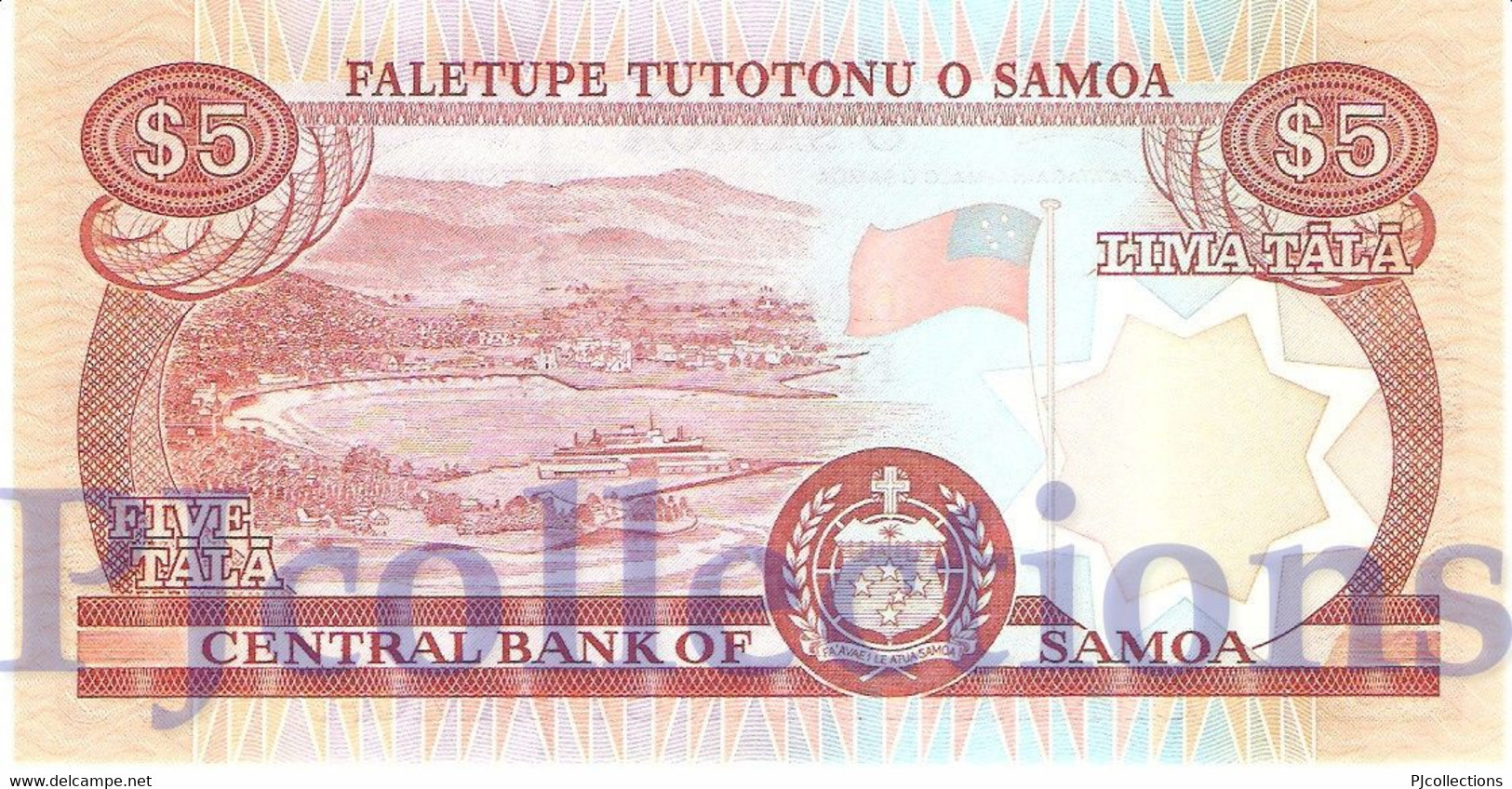 SAMOA 5 TALA 2002 PICK 33a UNC - Samoa