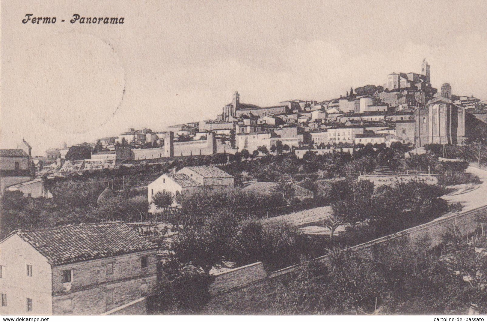 FERMO PANORAMA  VG 1910 - Fermo