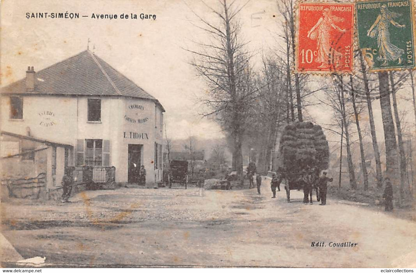 Saint Siméon          77         Avenue De La Gare . Hôtel Thioux              (voir Scan) - Autres & Non Classés