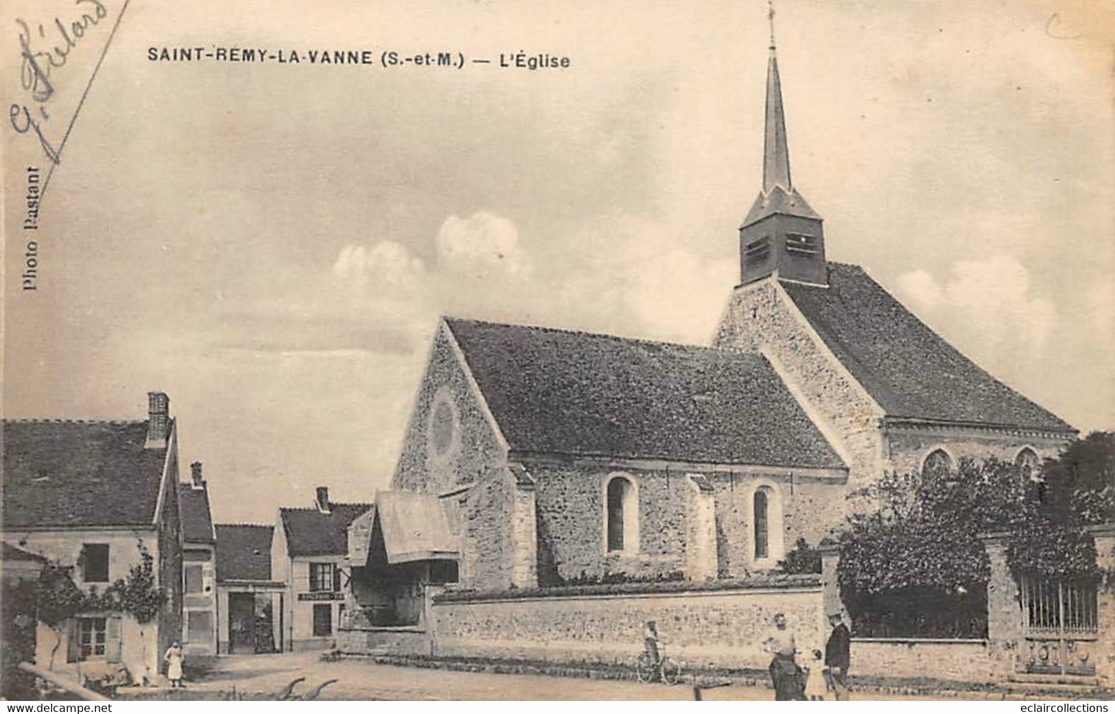 Saint Rémy La Vanne          77       Rue Et Eglise           (voir Scan) - Autres & Non Classés