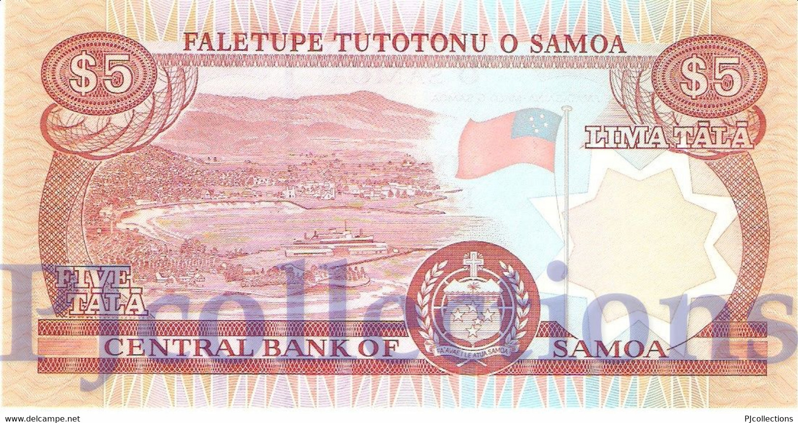 SAMOA 5 TALA 2002 PICK 33b UNC - Samoa