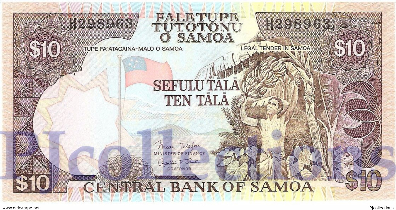 SAMOA 10 TALA 2002 PICK 34b UNC - Samoa