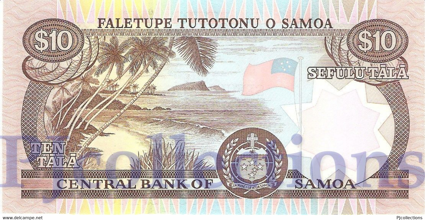 SAMOA 10 TALA 2002 PICK 34b UNC - Samoa