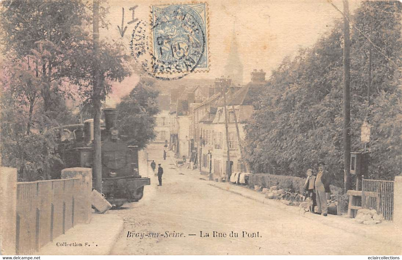 Bray Sur Seine           77       Rue Du Pont.   Tramway       (voir Scan) - Bray Sur Seine