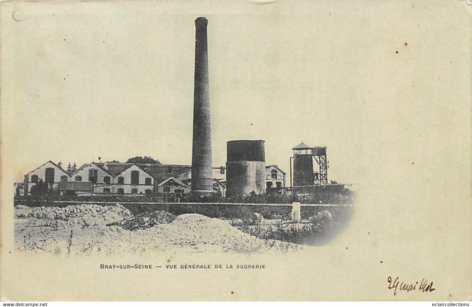 Bray Sur Seine           77       Vue Générale De La Sucrerie      (voir Scan) - Bray Sur Seine