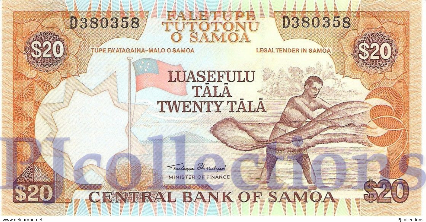 SAMOA 20 TALA 2002 PICK 35a UNC - Samoa