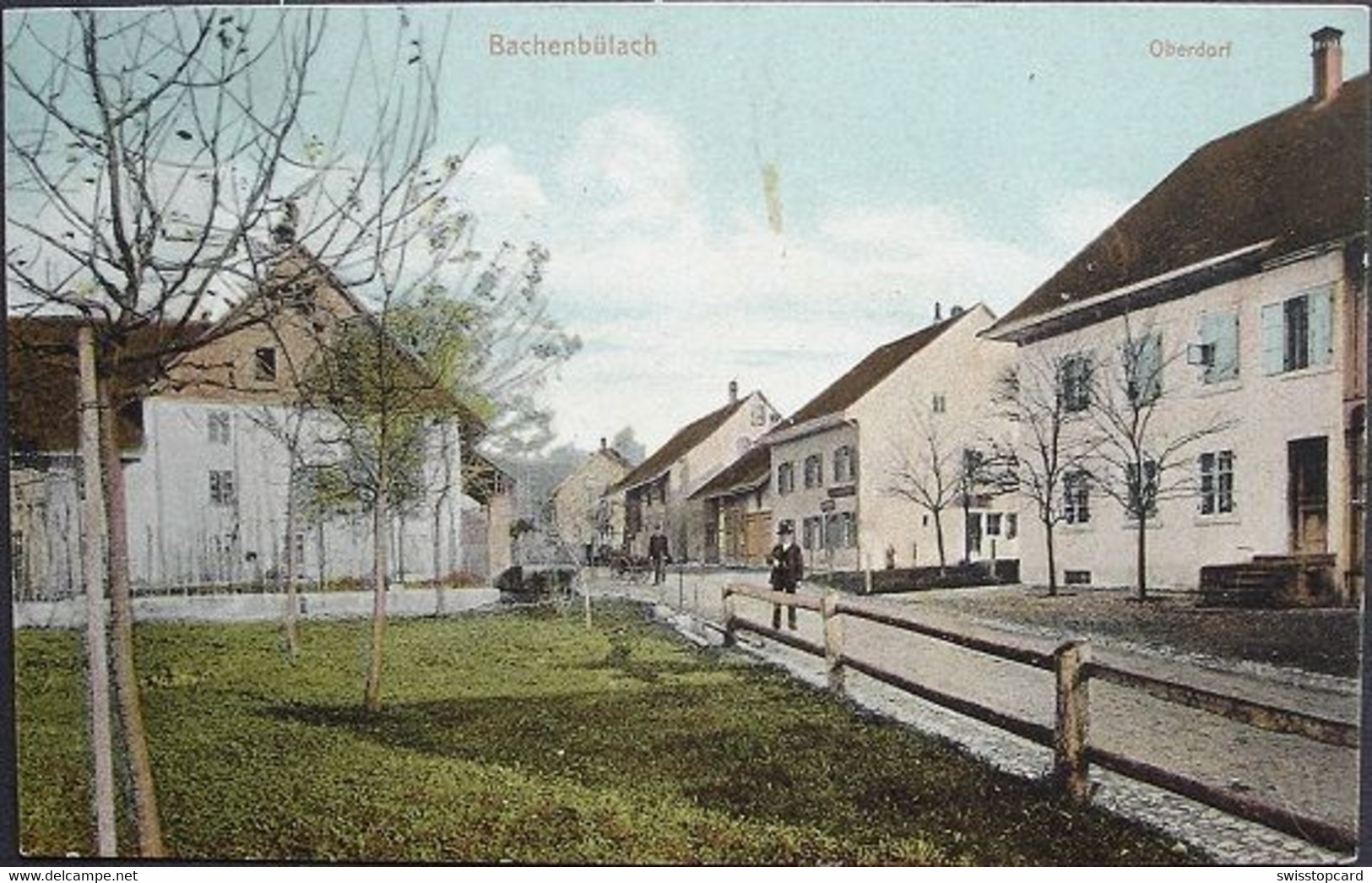 BACHENBÜLACH Oberdorf Gel. 1910 Feldpost V. Bülach N. Stäfa - Bülach
