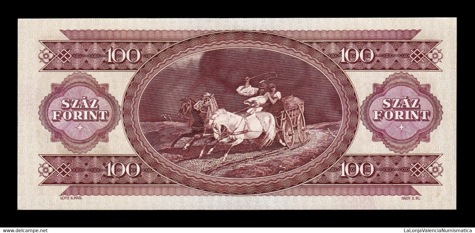 Hungría Hungary 100 Forint 1989 Pick 171h Sc- AUnc - Hongrie