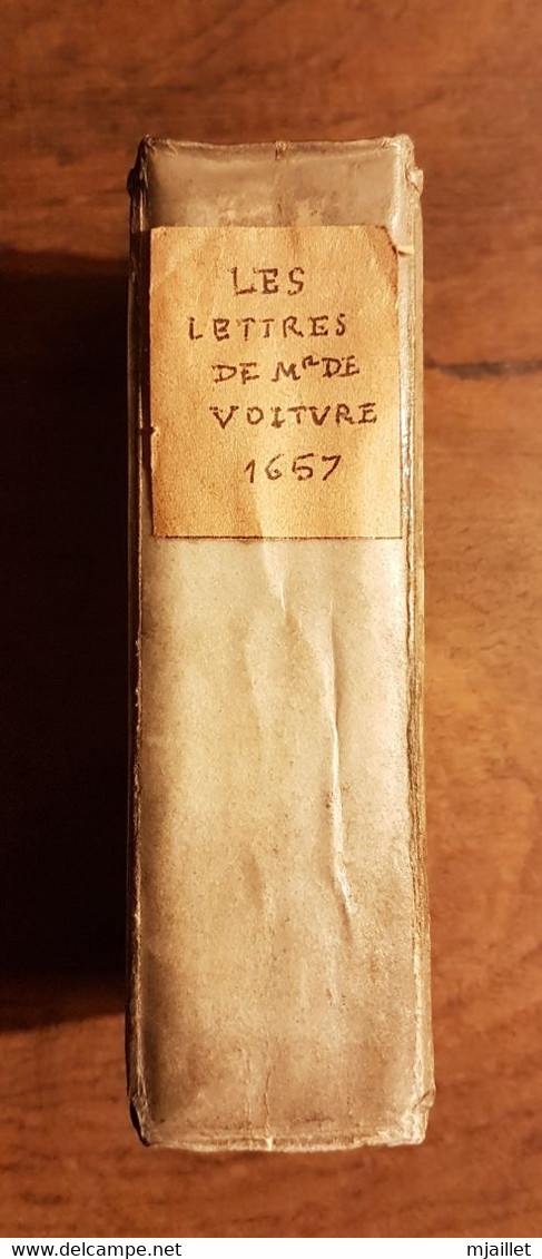 Lettres de M. de Voiture, 1657, Amsterdam